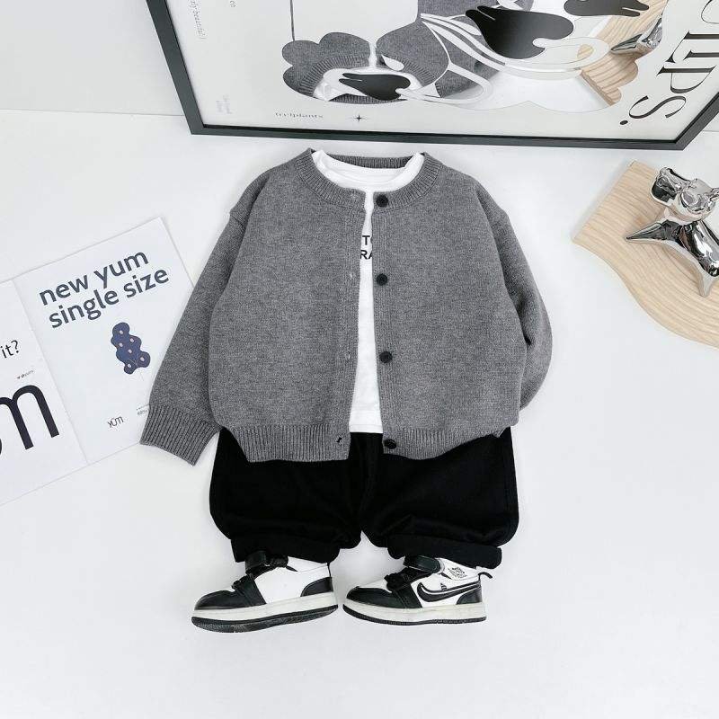 Children Clothing 2 Piece Set 100% Cotton Tops Shirts And Sweat Pants Clothes Sets Children's Clothing Sets For Boys
