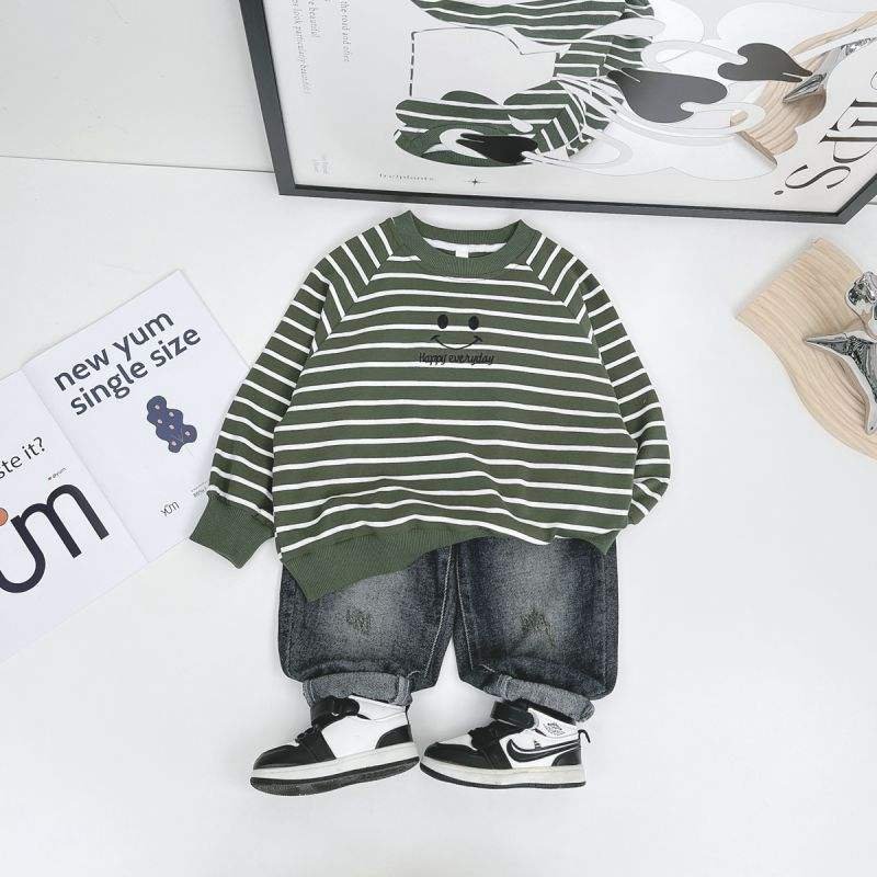 Children Clothing 2 Piece Set 100% Cotton Tops Shirts And Sweat Pants Clothes Sets Children's Clothing Sets For Boys