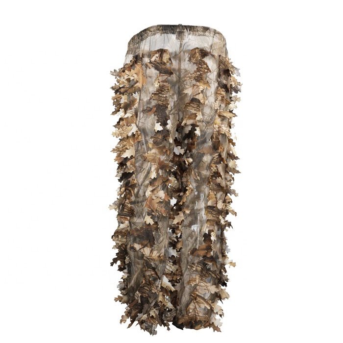 Wholesale Camouflage 3D Leaf Lsuit Windproof Waterproof Breathable Woodland Cloth Kid Adult Polyester Fabric Wear-resisting Suit
