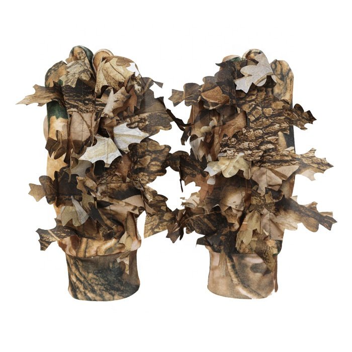 Wholesale Camouflage 3D Leaf Lsuit Windproof Waterproof Breathable Woodland Cloth Kid Adult Polyester Fabric Wear-resisting Suit