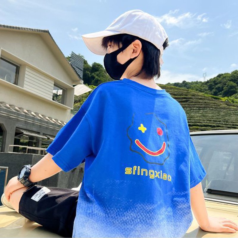 Hao Baby Children's Boys' Summer Set 2023 New Summer Boys' Sports Thin Summer Cool and Handsome Trend