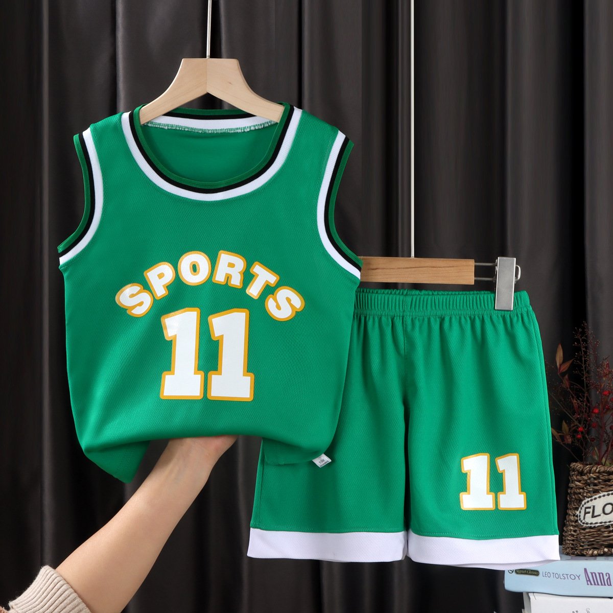Boys and girls basketball suits team uniforms outdoor sportswear 1-12 years old short-sleeved jerseys