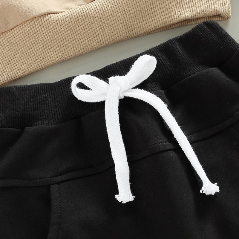 Fall Winter Toddler Baby Boys Tracksuit Clothes Set MAMA'S BOY Letter Sweatshirt Jogger Pant 2pcs Boy Sweatsuit Clothing Set