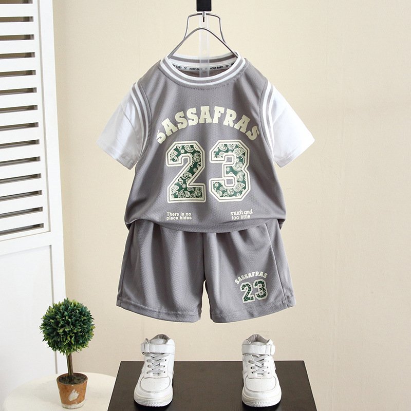 Little Boys Printed Clothes Set Baby Boy Clothes Birthday Gift Baby Boys' Clothes Sets