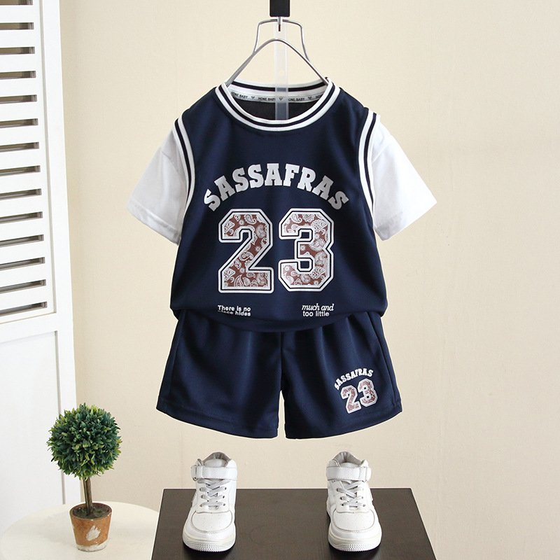 Little Boys Printed Clothes Set Baby Boy Clothes Birthday Gift Baby Boys' Clothes Sets