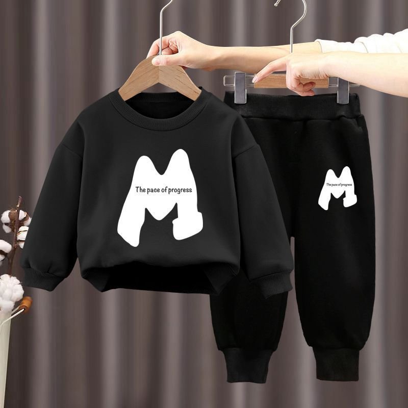 Fall Winter Children's Outfits Casual Long Sleeve Boy Jogging Sets Kids Fall Spring Two Pieces Clothing