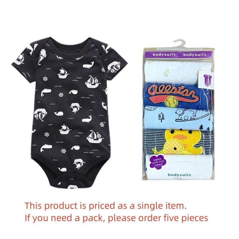 New Born Baby Clothes Spring And Autumn Baby Clothes Rompers Short Sleeve Organic Cotton Baby Clothes Unisex