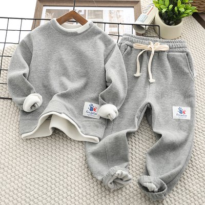 New Autumn Boys Children Clothing Suit Baby kids Two-piece Set sweatshirt and pants suit winter children clothes suit