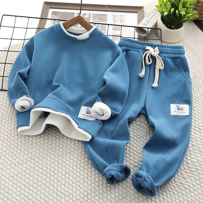 New Autumn Boys Children Clothing Suit Baby kids Two-piece Set sweatshirt and pants suit winter children clothes suit