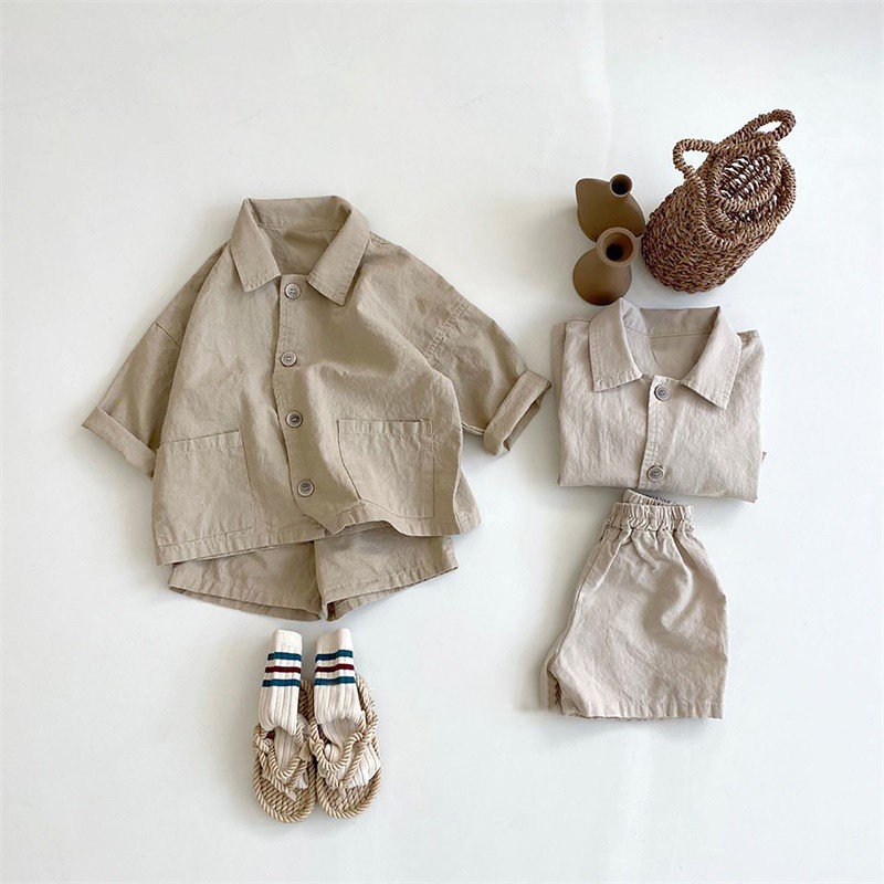 OEM Boutique cotton 2023 summer kids clothing sets boys clothes 7 years to 12 years girl sets boy cloths