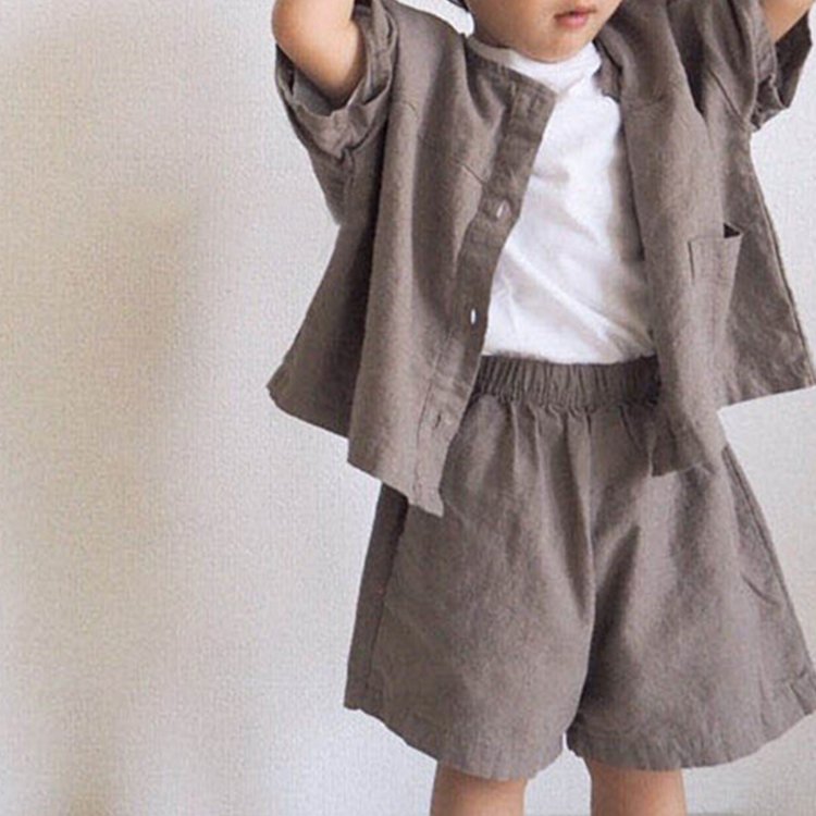 New summer Children's clothing sets baby Clothes boys and girls kids Summer children's clothes woven fabric baby wears sets