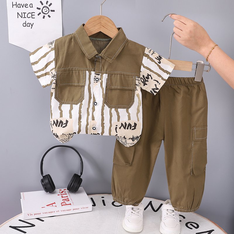 2024 New style Wholesale yiwu 1-4 year boys summer clothes baby boy clothing cotton t shirts for boys