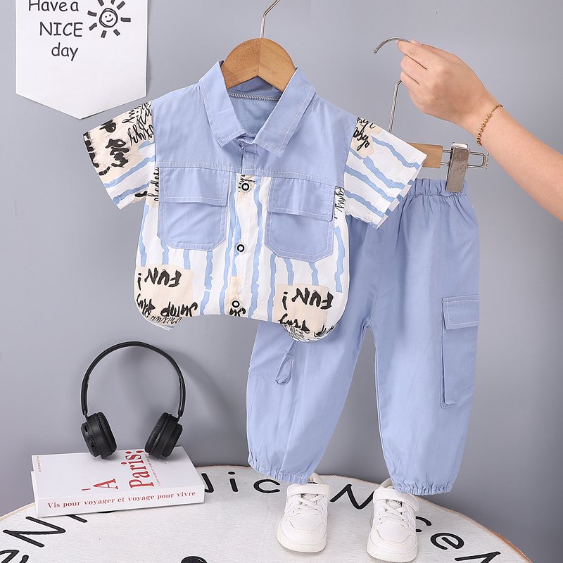 2024 New style Wholesale yiwu 1-4 year boys summer clothes baby boy clothing cotton t shirts for boys