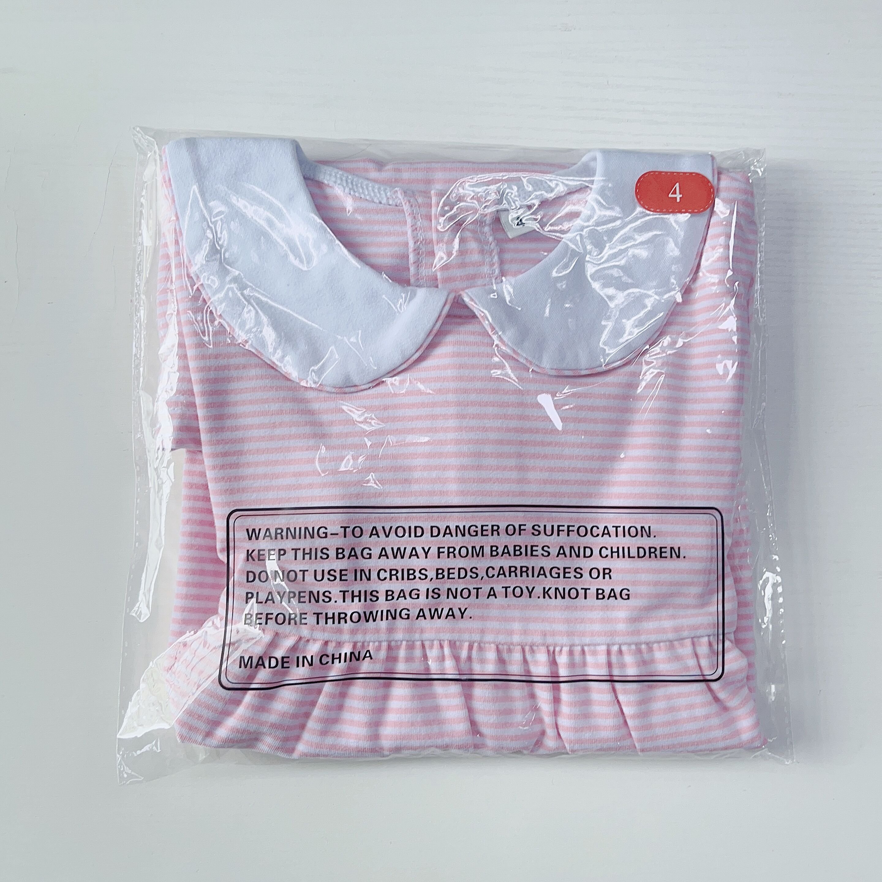Valentine's Day ruffle collar matching children's clothing monogram heart cotton baby romper kids girls clothing