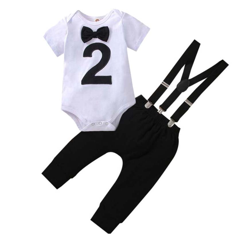 best New 2024 New Trending Premium Quality One Two Birthday Infant Baby Boy Christening Outfits BBOF-013