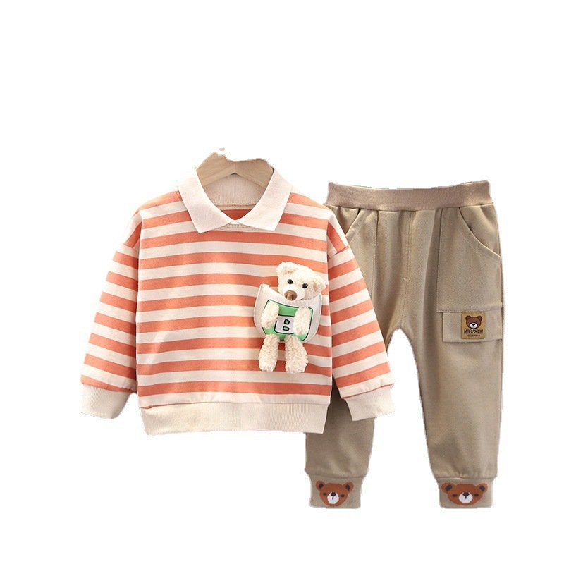 Boys clothing sets spring autumn clothes 0-4 year old baby kids two pieces sets