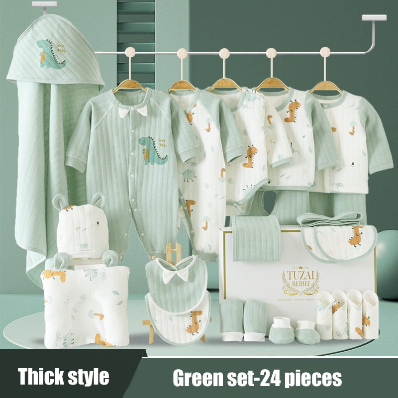 Custom Newborn Babies Gift Box Pure 100% Cotton new born baby clothes sets 0-3 months for girls