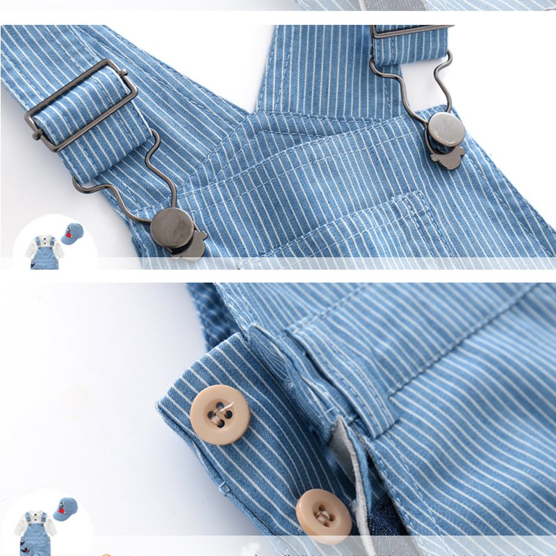 Custom Pattern Spring Casual Puppy Print Baby Boy Suits 3-Piece Boys Dungaree Sets Boy Suit Baby Suits Hat Top Pant