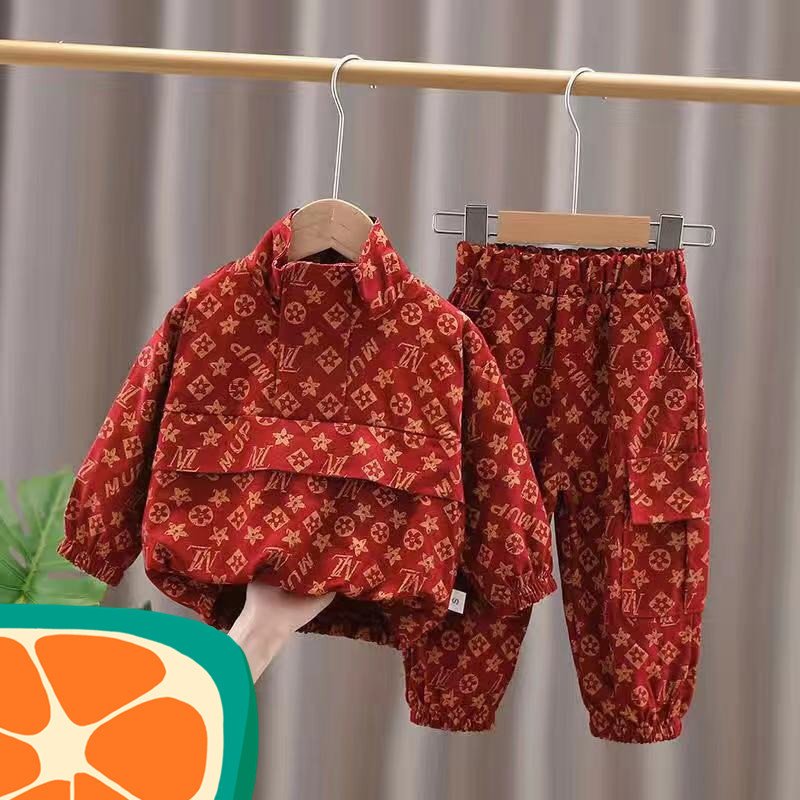 kids Fashion Kid Clothing 2024 Autumn New Two-piece Baby girl clothes Kid Clothes Girl boy Pullover Groups of Pant
