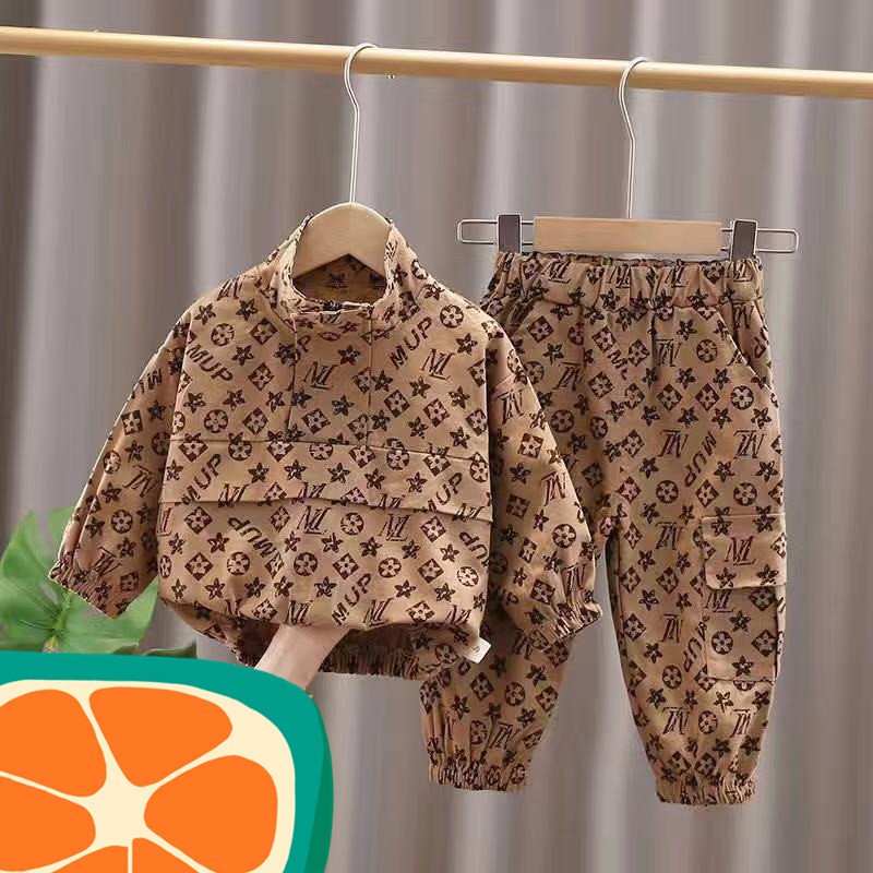 kids Fashion Kid Clothing 2024 Autumn New Two-piece Baby girl clothes Kid Clothes Girl boy Pullover Groups of Pant