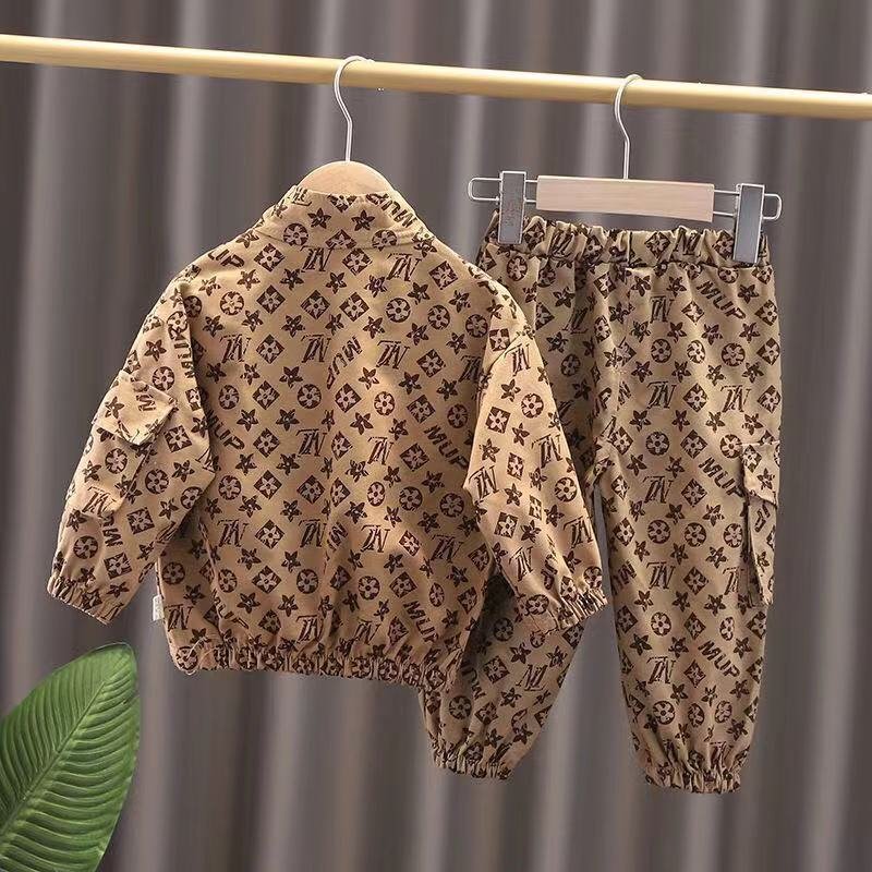 kids Fashion Kid Clothing 2024 Autumn New Two-piece Baby girl clothes Kid Clothes Girl boy Pullover Groups of Pant