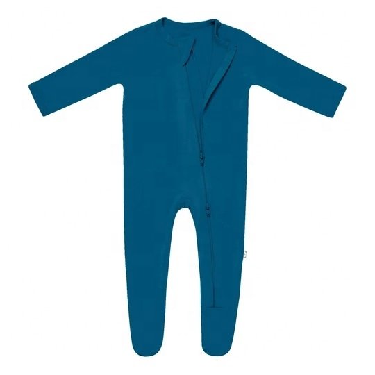 iBaifei Custom Design Cotton Baby Sleepwear Newborn Kids Pyjamas Soft Breathable Long Sleeve Bamboo Baby Clothes Pajamas Set