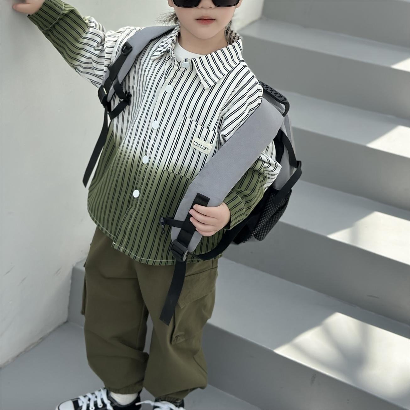 Wholesale Children Clothing Boy 3 Pieces T-Shirt Pants Autumn Spring Boy Children Clothing Set