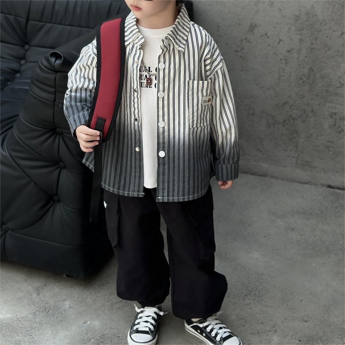 Wholesale Children Clothing Boy 3 Pieces T-Shirt Pants Autumn Spring Boy Children Clothing Set
