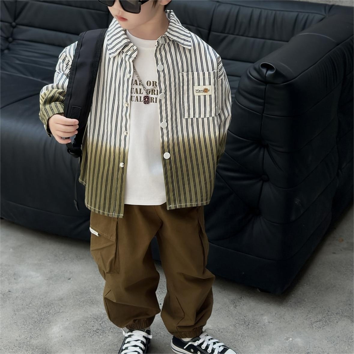 Wholesale Children Clothing Boy 3 Pieces T-Shirt Pants Autumn Spring Boy Children Clothing Set