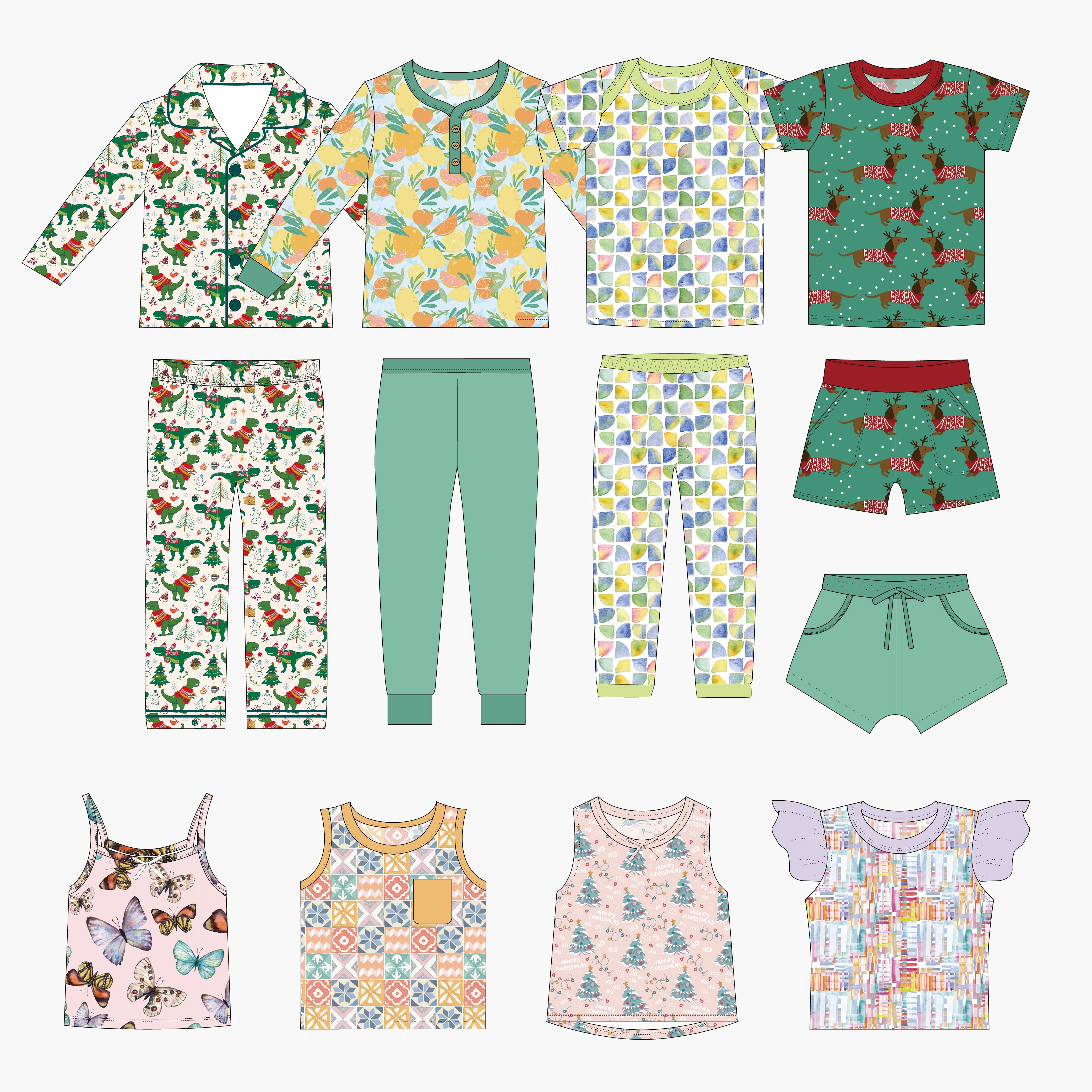 Bamboo cotton children's tracksuits organic kids sweatshirt set tracksuits for men custom toddler boy clothes