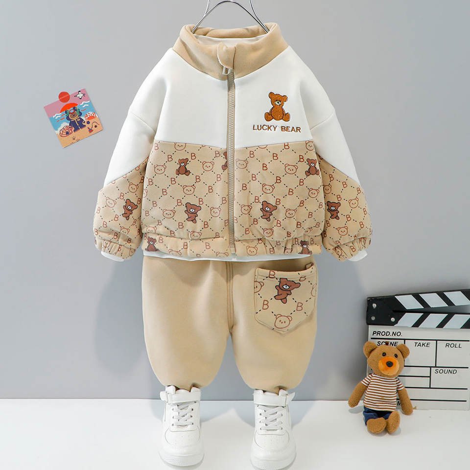 Customize OEM Toddle Clothing Hoodie Set Outfit Fall Streetwear track suits for children