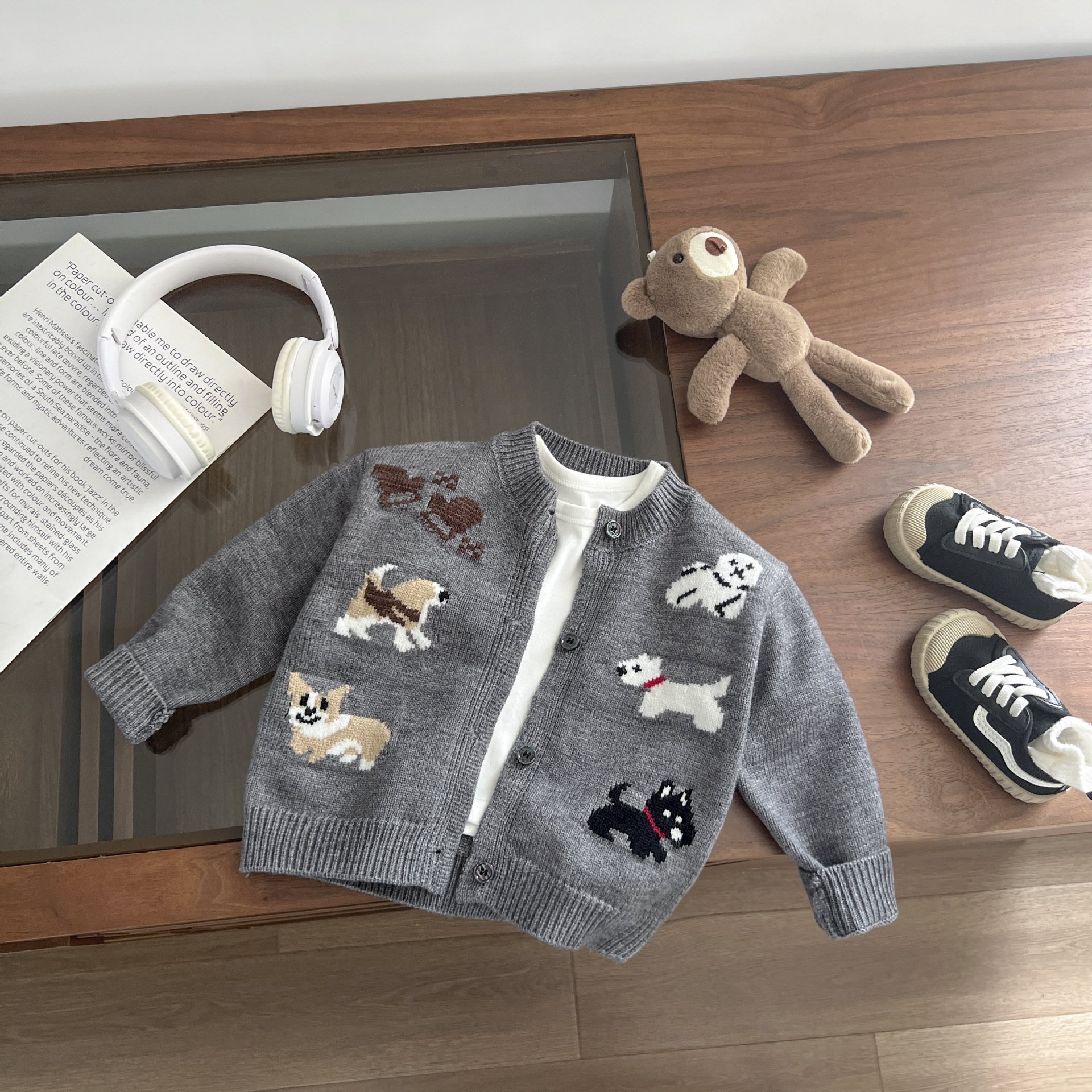 2024 New Children's Autumn Comfortable Clothes Boys Long Sleeve Fashion Set Kids Warm Two-Pieces Set