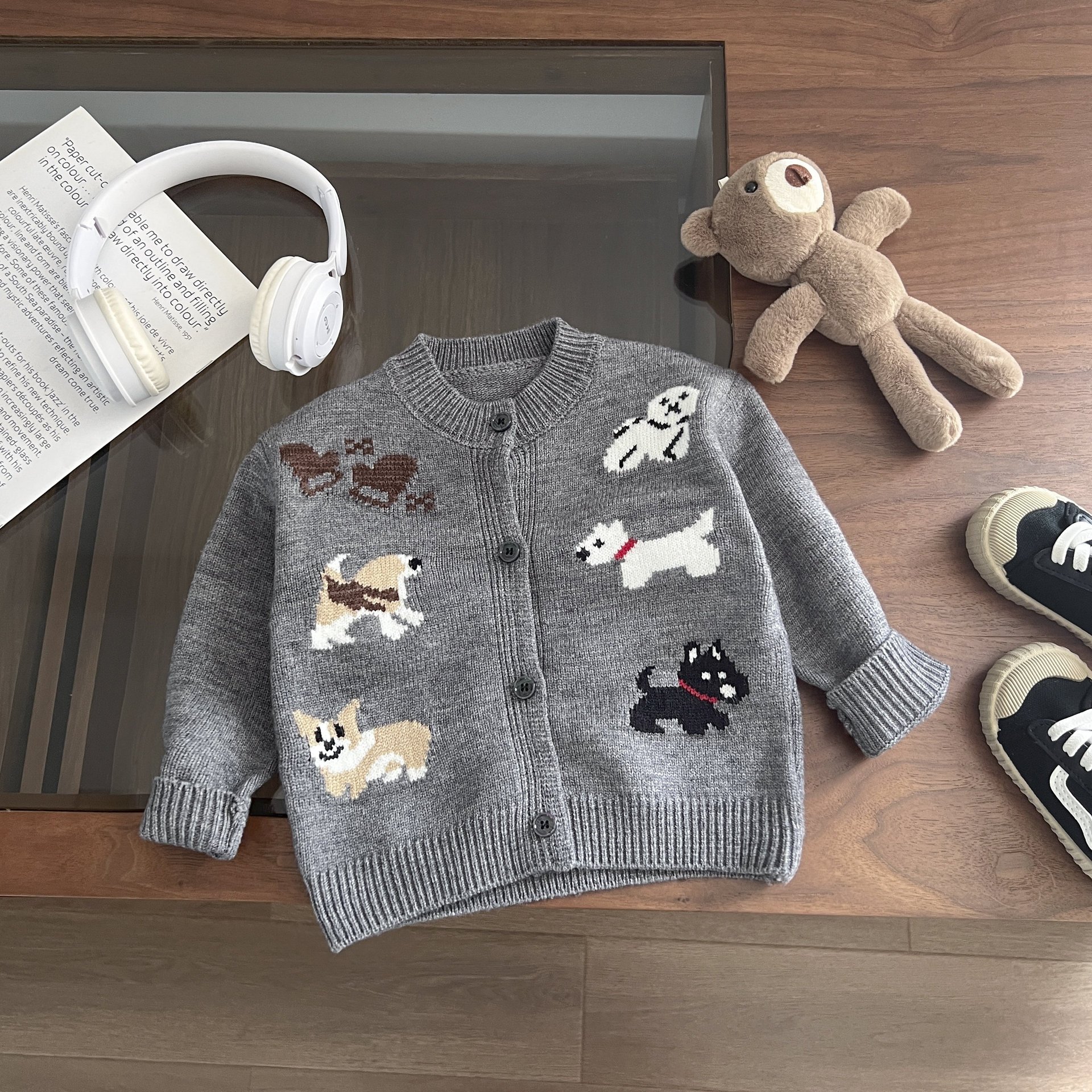 2024 New Children's Autumn Comfortable Clothes Boys Long Sleeve Fashion Set Kids Warm Two-Pieces Set