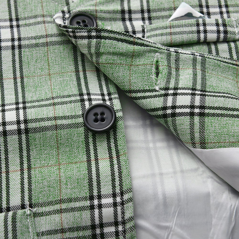 Gentlemen Boys Clothing Sets New Children Long-Sleeved Shirt Vest Pants 3Pcs Suit Baby plaid Suit Christmas