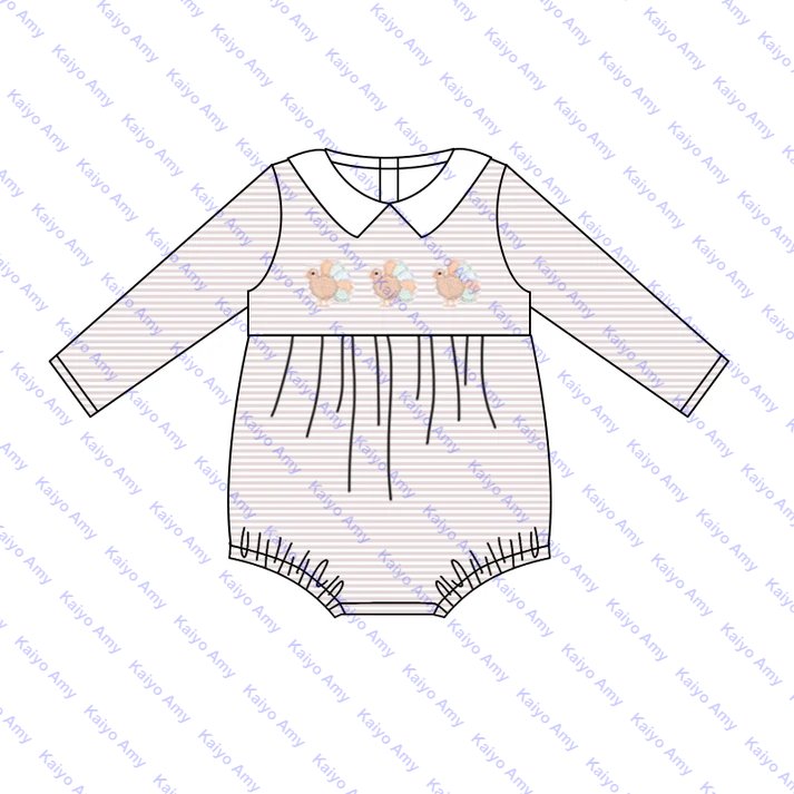 toddler baby thanksgiving clothing two piece pants set tan stripe knit long sleeve kids boys and girls fall winter outfits