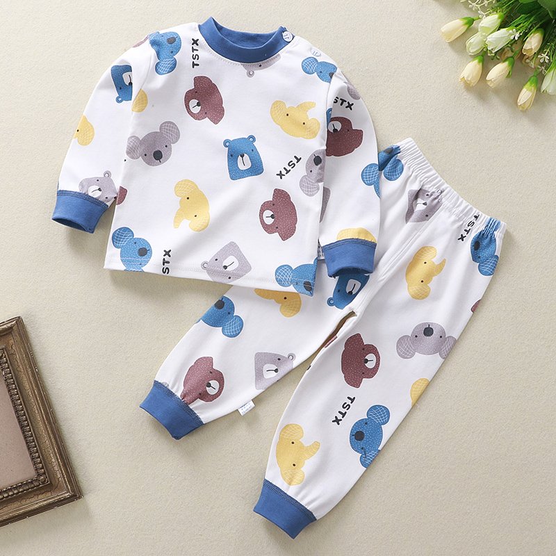 Fashion Summer Casual 100% Cotton Children Clothing Baby Boy Set 2 PCS Kids Outfits