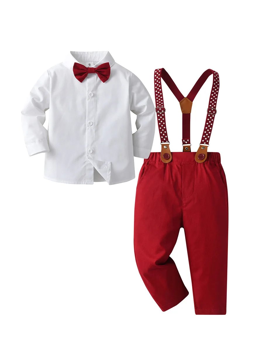 Little Boy Formal Outfits 1 to 5 Years Kids Clothing Gentleman Attire Suit Boy Clothing Sets Children Clothes Baby Boy Clothes