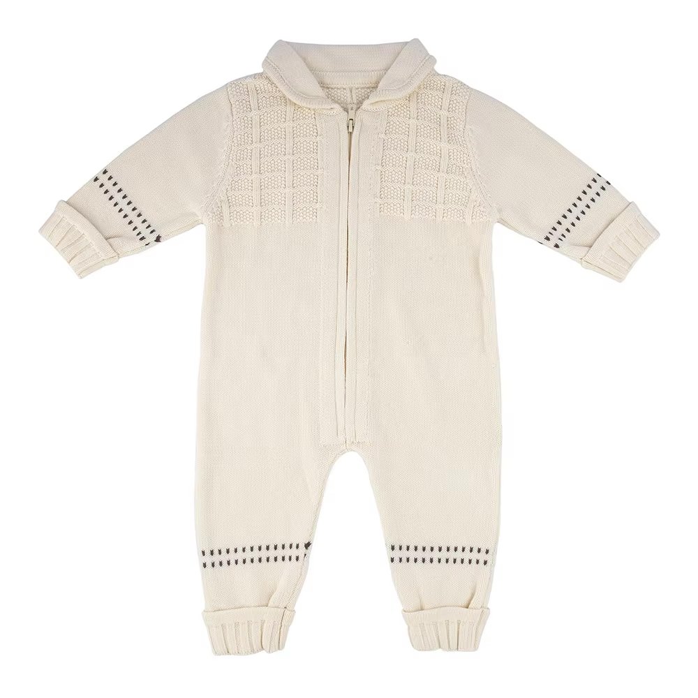 Trending Designer Toddler Knit Sweater New Born Baby Kids Sweater Boys Girls Set Baby Clothing Cross Stitch Knit 3 Pc Set