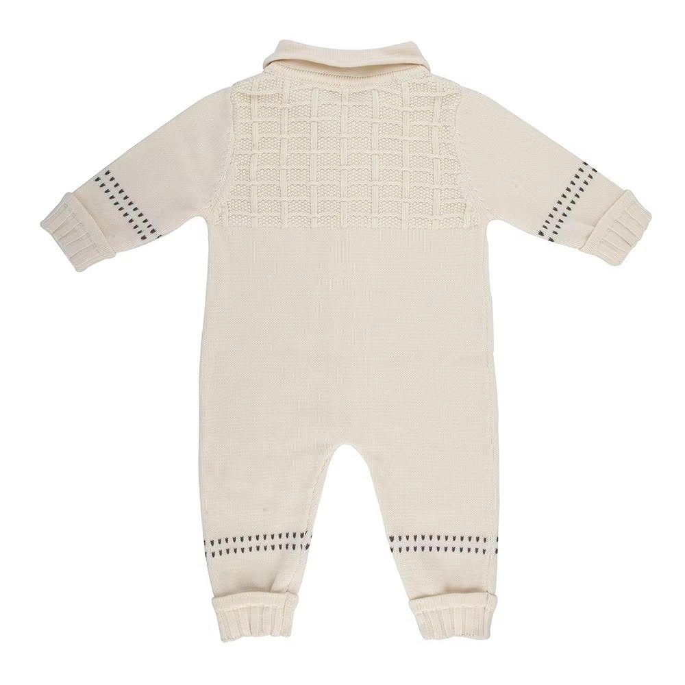 Trending Designer Toddler Knit Sweater New Born Baby Kids Sweater Boys Girls Set Baby Clothing Cross Stitch Knit 3 Pc Set