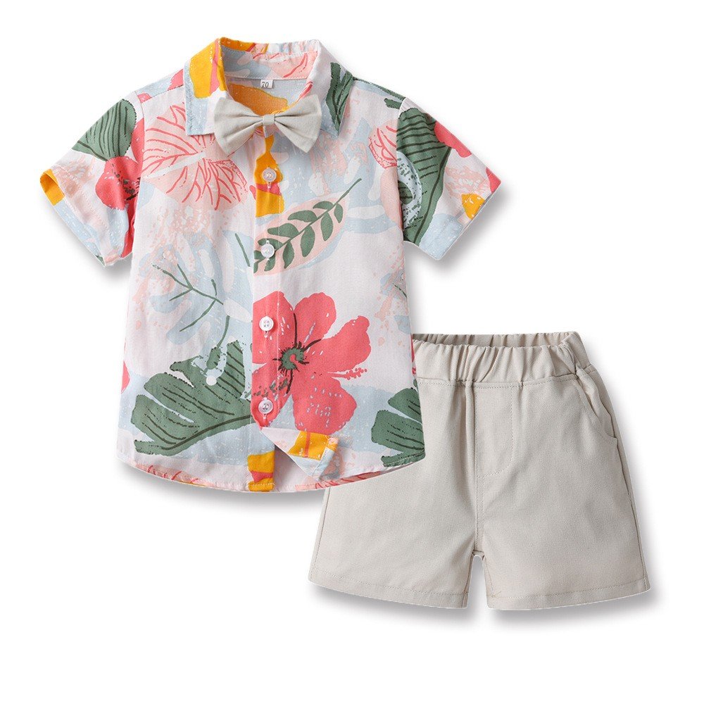 2023 Fashion Summer Cotton Sets Boys Clothing