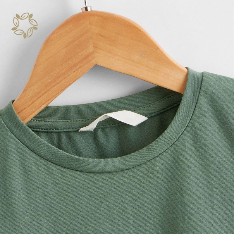 Eco-friendly kids boys clothing sets Boys Drop Shoulder Solid Top & Track Shorts Set Organic cotton Boys t shirt and shorts