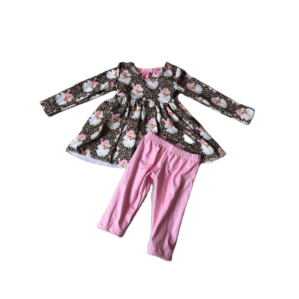 Hot Sale Baby Girls Floral Pattern Clothing Set Short Sleeve Peplum Shirts Match Solid Bummies Kids Outfits