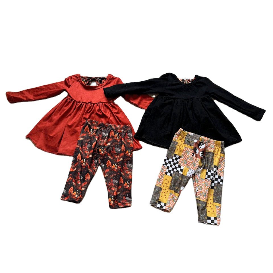Hot Sale Baby Girls Floral Pattern Clothing Set Short Sleeve Peplum Shirts Match Solid Bummies Kids Outfits