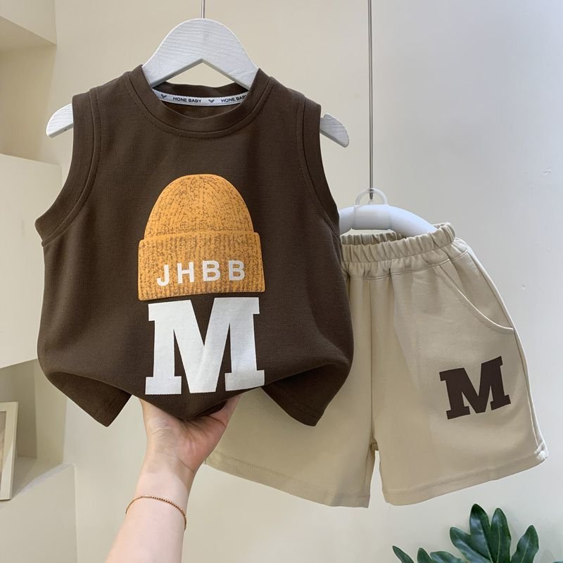 Fashion casual summer long sleeve baby toddler clothing kids boys clothes
