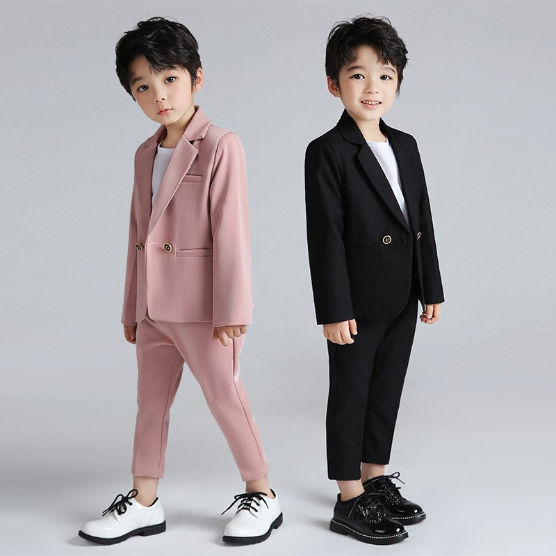 Soft 3 piece suit wedding children boys coat pant designs wedding suits boy clothing set