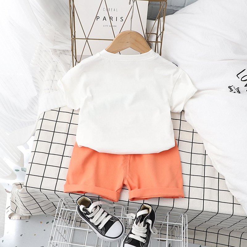Latest Design Boutique Personality Kids Clothing Baby Boys' Clothing Sets Small Bag Casual Shorts Baby Boy Clothes 2023
