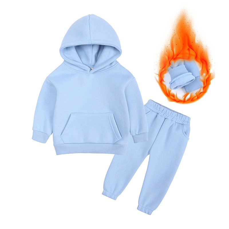 Winter clothes for kids girls tracksuit custom sweat suits winter kids hoodies boys clothing sets