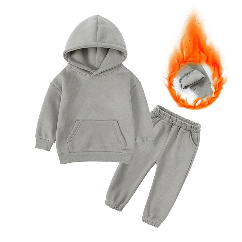 Winter clothes for kids girls tracksuit custom sweat suits winter kids hoodies boys clothing sets