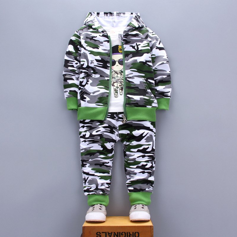 Baby autumn clothing set 0 to 1-2-3 years old boy handsome three-piece set of children's clothes Korean style suits
