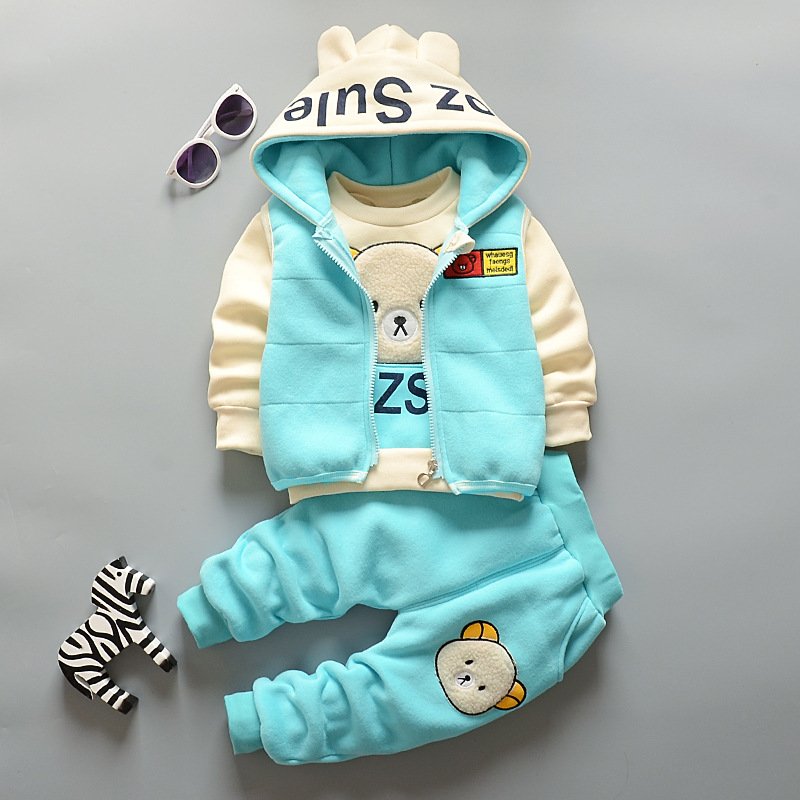 wholesale hoodie set kids clothes boy baby clothes Winter toddler boys clothing sets